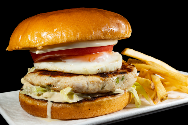 Домашен пилешки бургер