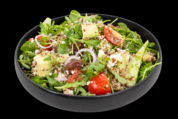 САЛАТА КИНОА, АВОКАДО И ЗЕЛЕНЧУЦИ